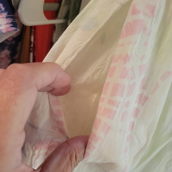 NWT LACAUSA by Anthropologie Tie-Dye Short Sleeve Dress - Picture 9 of 12